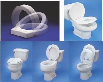 Hinged Elevated Toilet Seat